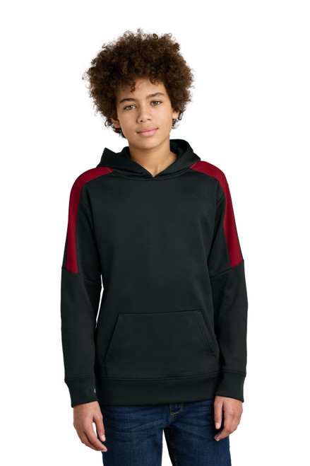 Black/ Deep Red