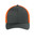 Charcoal/ Neon Orange