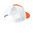 Deep Orange/ White