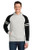 Jerzees ®  Unisex NuBlend ®  Varsity Colorblock Hooded Sweatshirt 97C
