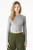 BELLA+CANVAS ®  Women's Micro Rib Long Sleeve Baby Tee BC1501