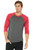 Grey/ Red Triblend