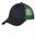 Black/ Shock Green