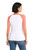 Heather Dusty Peach/ White