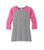 District-®--Women's-Perfect-Tri-®--3/4-Sleeve-Raglan.-DM136L-19