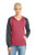 District ®  Women's Lightweight Fleece Raglan Hoodie.  DT296