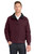 Maroon/ True Black
