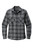 Grey/ Black Open Plaid