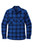 Royal/ Black Open Plaid
