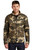 Burnt Olive Green Woodchip Camo Print