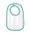 Rabbit Skins ™  Infant Contrast Trim Terry Bib. RS1003