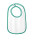 Rabbit Skins ™  Infant Contrast Trim Terry Bib. RS1003