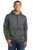 Sport-Tek ®  Sport-Wick ®  CamoHex Fleece Colorblock Hooded Pullover. ST239
