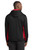 Black/ Deep Red