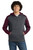 Graphite Heather/ Maroon