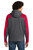 Graphite Heather/ True Red