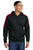 Black/ Deep Red