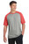 True Red Heather/ Light Grey Heather