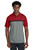 Deep Red/ Grey Concrete Heather/ Black