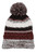 Maroon/ Black/ White