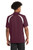 Maroon/ White