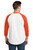 White/ Deep Orange