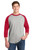 Heather Grey/ Red
