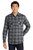 Grey/ Black Open Plaid
