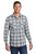 Grey/ Cream Open Plaid