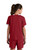 Deep Red/ White