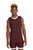 Maroon/ White