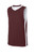 Maroon/ White