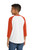 White/ Deep Orange