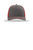 Charcoal/ Red