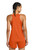 Deep Orange/ White