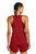 Deep Red/ White