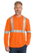 CornerStone ®  ANSI 107 Class 2 Long Sleeve Safety T-Shirt. CS401LS