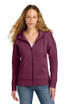 District  ®  Women's Perfect Weight  ®  Fleece Drop Shoulder Full-Zip Hoodie DT1104