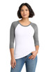 District-®--Women's-Perfect-Tri-®--3/4-Sleeve-Raglan.-DM136L-34