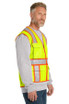 CornerStone  ®  ANSI 107 Class 2 Surveyor Zippered Two-Tone Vest. CSV105