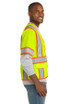CornerStone  ®  ANSI 107 Class 3 Surveyor Mesh Zippered Two-Tone Short Sleeve Vest. CSV106