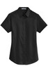 Port-Authority-®--Women's-Short-Sleeve-SuperPro-™--Twill-Shirt.-L664-2