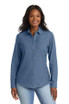Port & Co ™  Women's Long Sleeve Value Denim Shirt.  LSP10