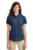 Port & Co ™  Women's Short Sleeve Value Denim Shirt.  LSP11