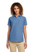 Port-&-Co-™--Women's-Short-Sleeve-Value-Denim-Shirt.--LSP11-43