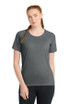 Sport-Tek  ®  Women's PosiCharge  ®  Tri-Blend Wicking Scoop Neck Raglan Tee. LST400
