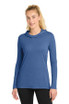 Sport-Tek ®  Women's PosiCharge  ®  Tri-Blend Wicking Long Sleeve Hoodie LST406
