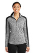 Tek-®--Women's-PosiCharge-®--Electric-Heather-Colorblock-1/4-Zip-Pullover.-LST397-1