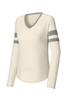 Sport-Tek-®--Women's-Halftime-Stripe-Long-Sleeve-V-Neck-Tee-LST6043-12