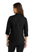 Port-Authority-®--Women's-3/4-Sleeve-Carefree-Poplin-Shirt.-LW102-23
